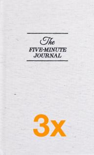 3 x The Five Minute Journal (Paketangebot)