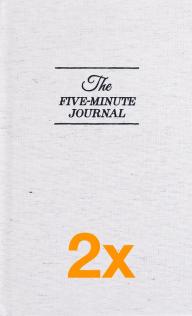 2 x The Five Minute Journal